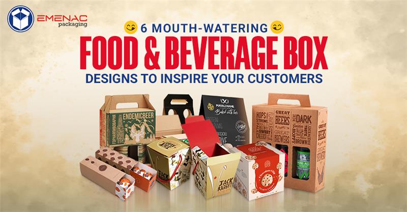 6 Mouth-Watering Food & Beverage Box Designs to Inspire Your Customers